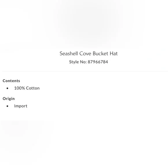 NWT Free People Wyeth Brand Seashell 🐚 Cove Bucket Hat in Chocolate Cotton Knit - Picture 6 of 6